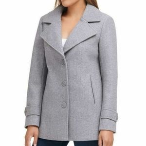 Marc New York gray pea coat